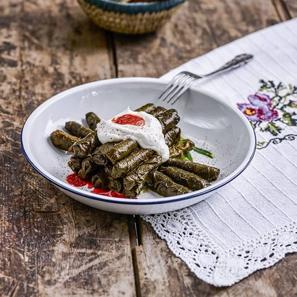 Plato con Dolmas - Estambul